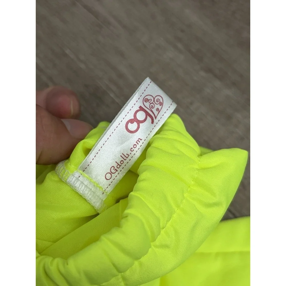 Battat Our Generation Doll Pants  Hi Vis Neon Yellow For 18